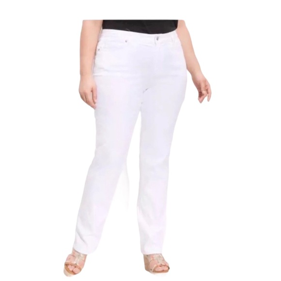 MICHAEL Michael Kors Denim - Michael Kors White Jeans Straight Leg Size 20